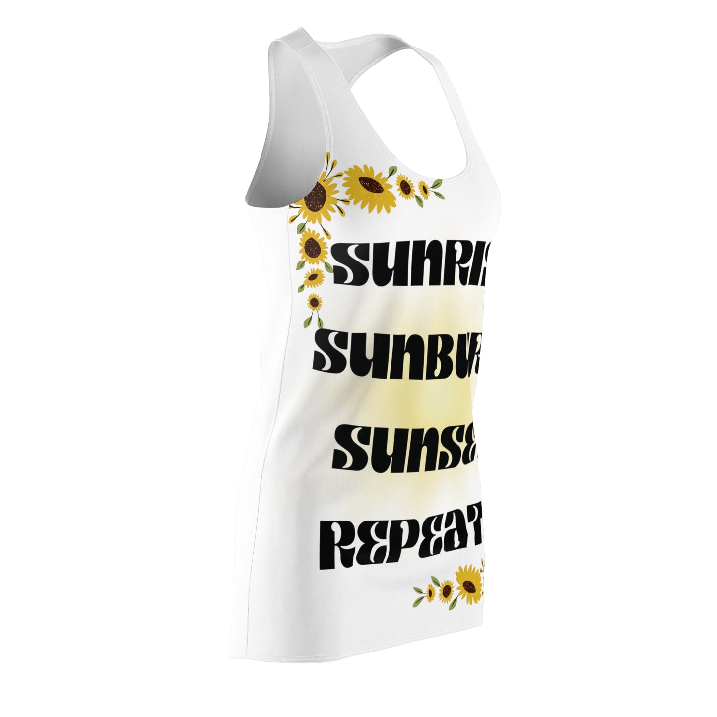 Beach Wear 01Cut & Sew Racerback Dress