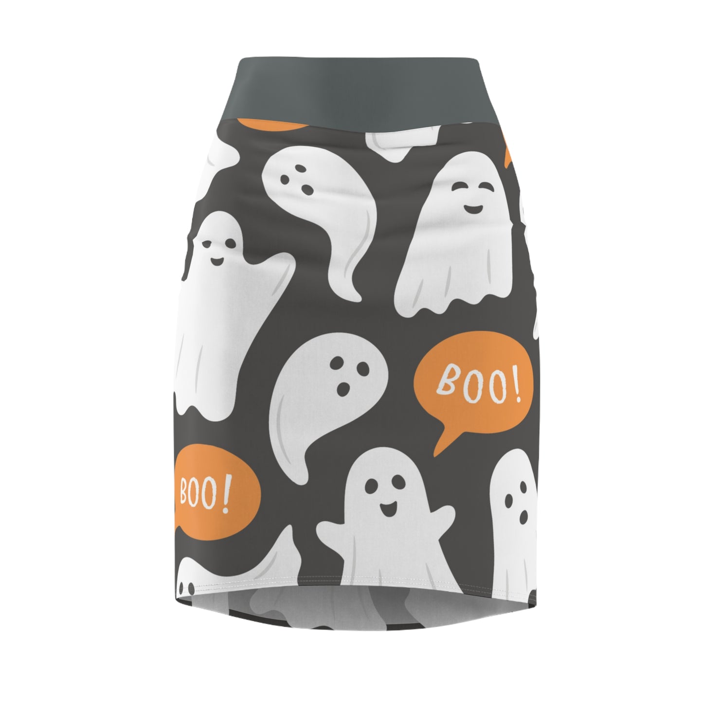 Halloween - BOO - Pencil Skirt
