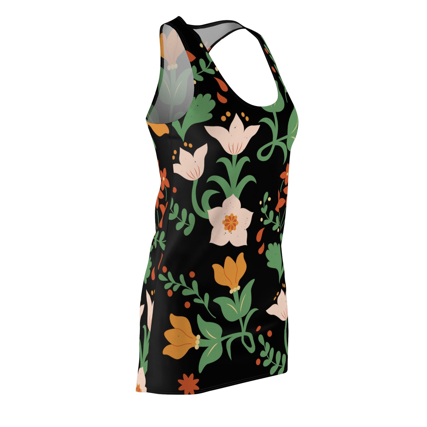 Garden Flowers Cut & Sew Racerback Dress