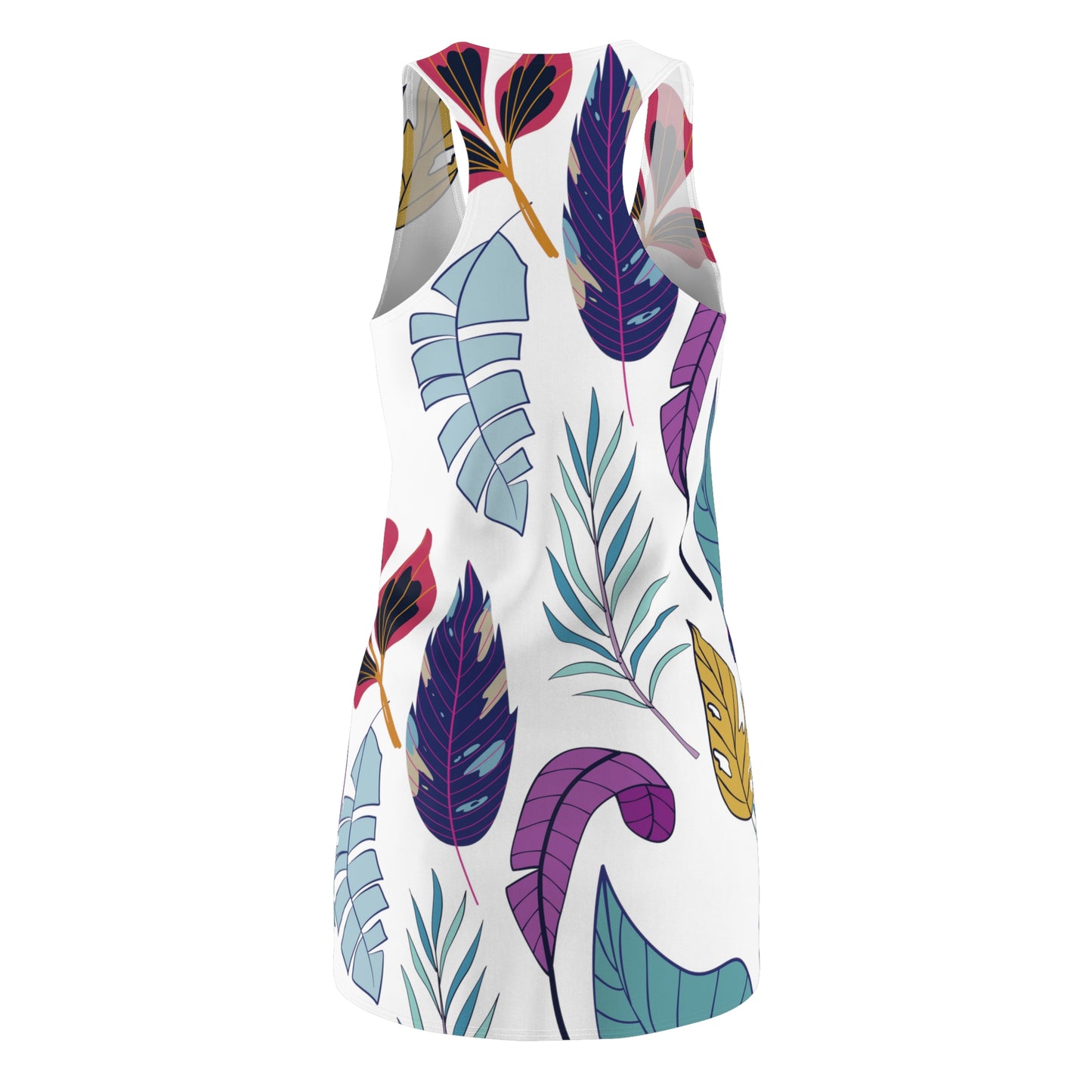 Colorful Leaves 01 Cut & Sew Racerback Dress