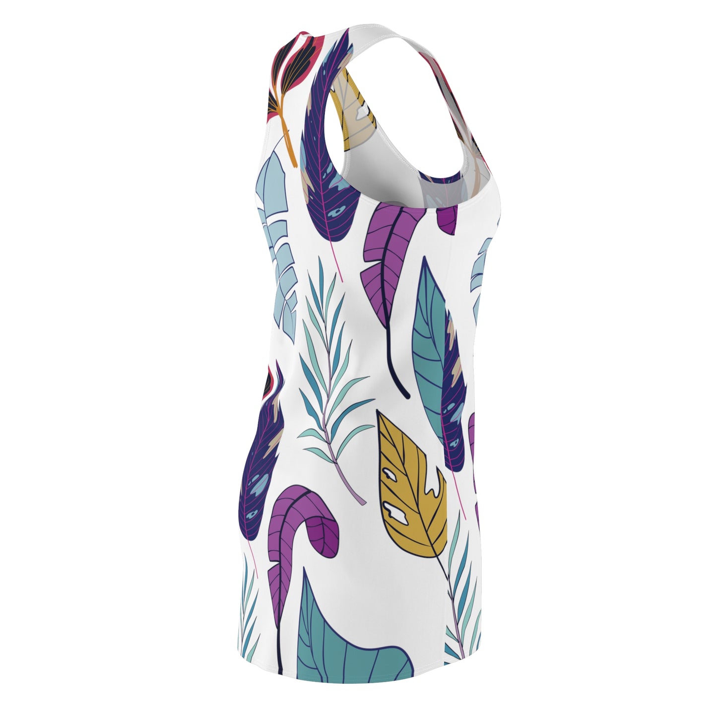 Colorful Leaves 01 Cut & Sew Racerback Dress