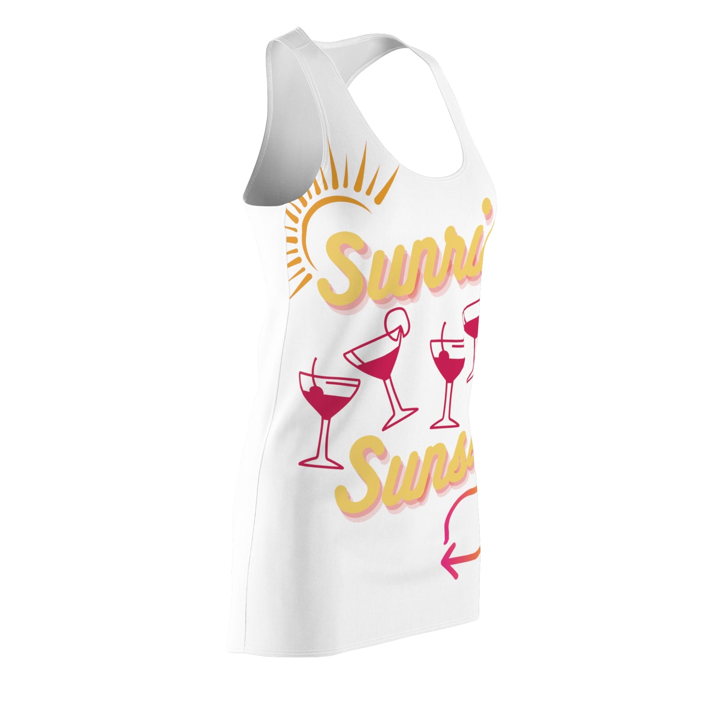 Beach Wear 02 Cut & Sew Racerback Dress