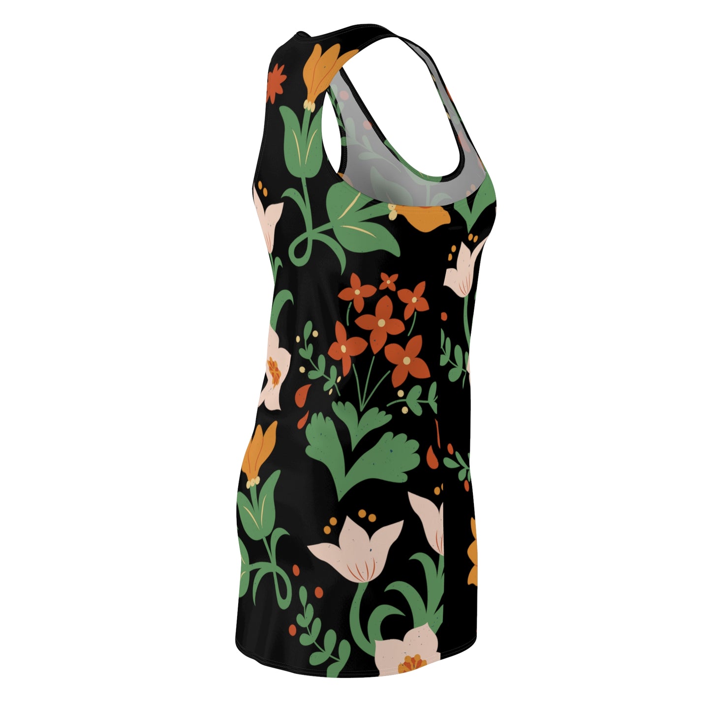 Garden Flowers Cut & Sew Racerback Dress