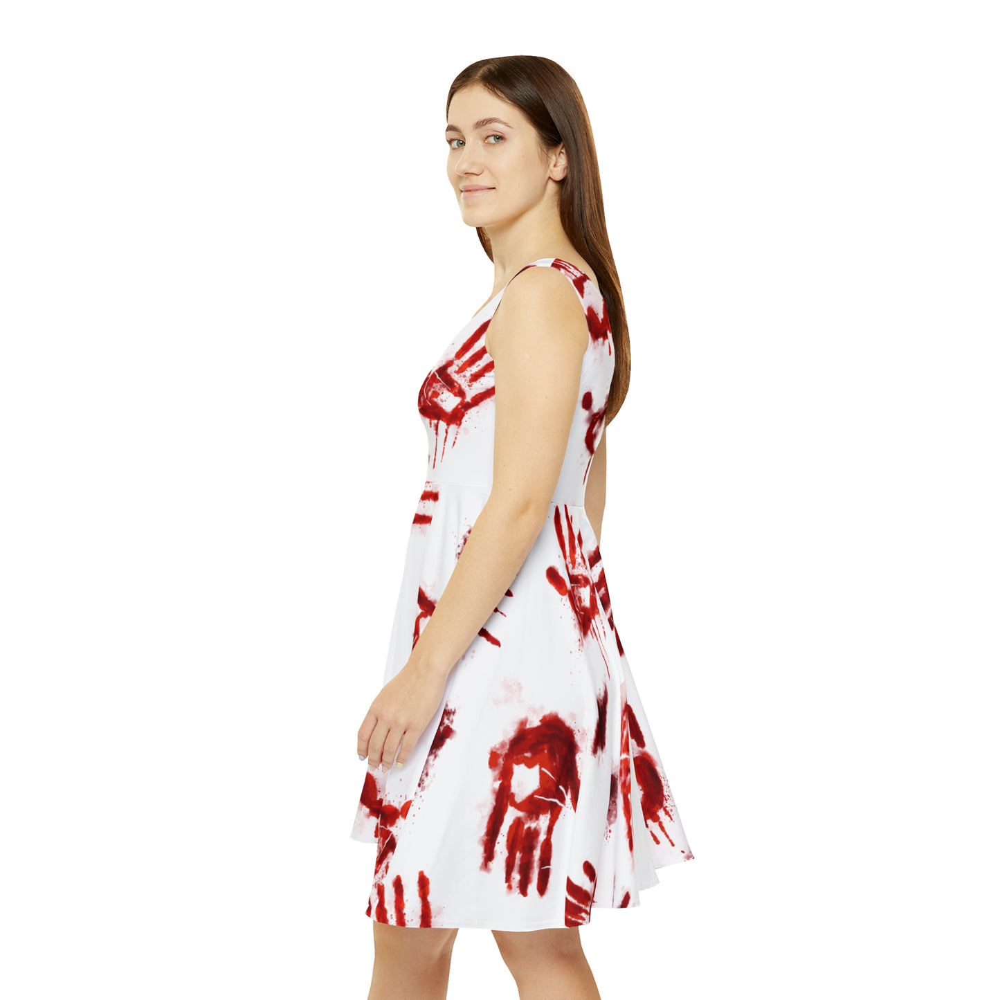 Halloween - Bloody Hands - Dress (White)