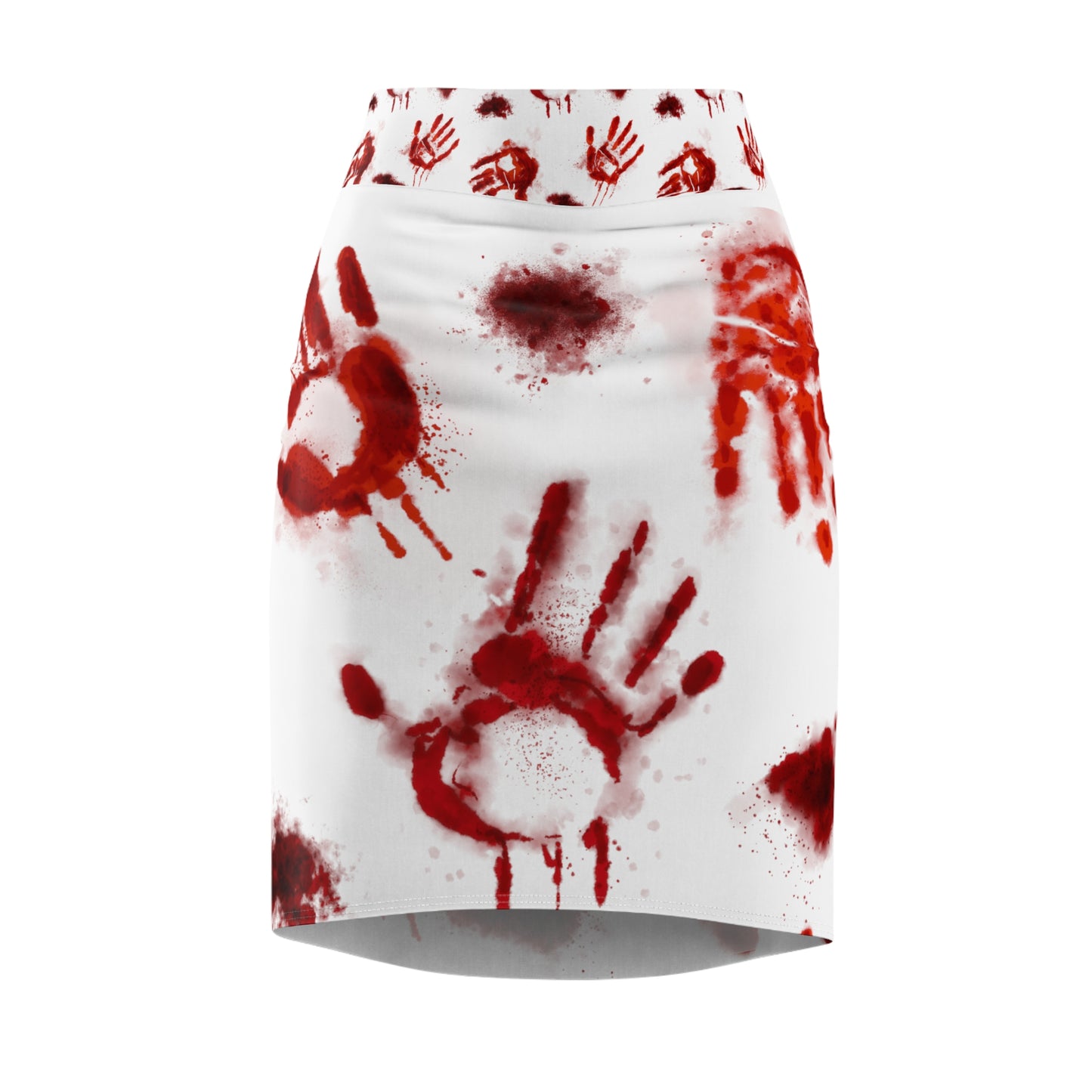 Halloween - Bloody Hands - Pencil Skirt