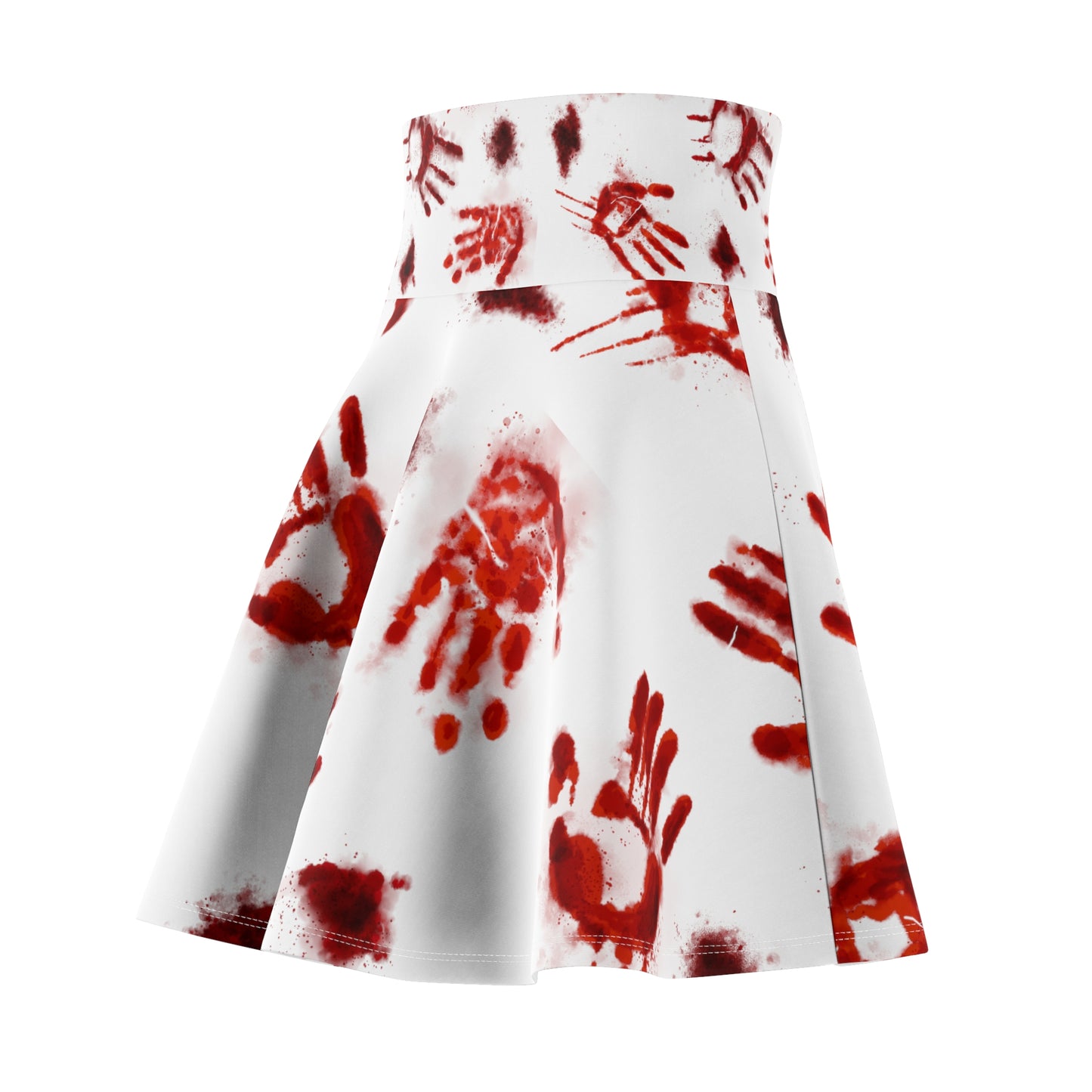 Halloween - Bloody Hands Skirt - White