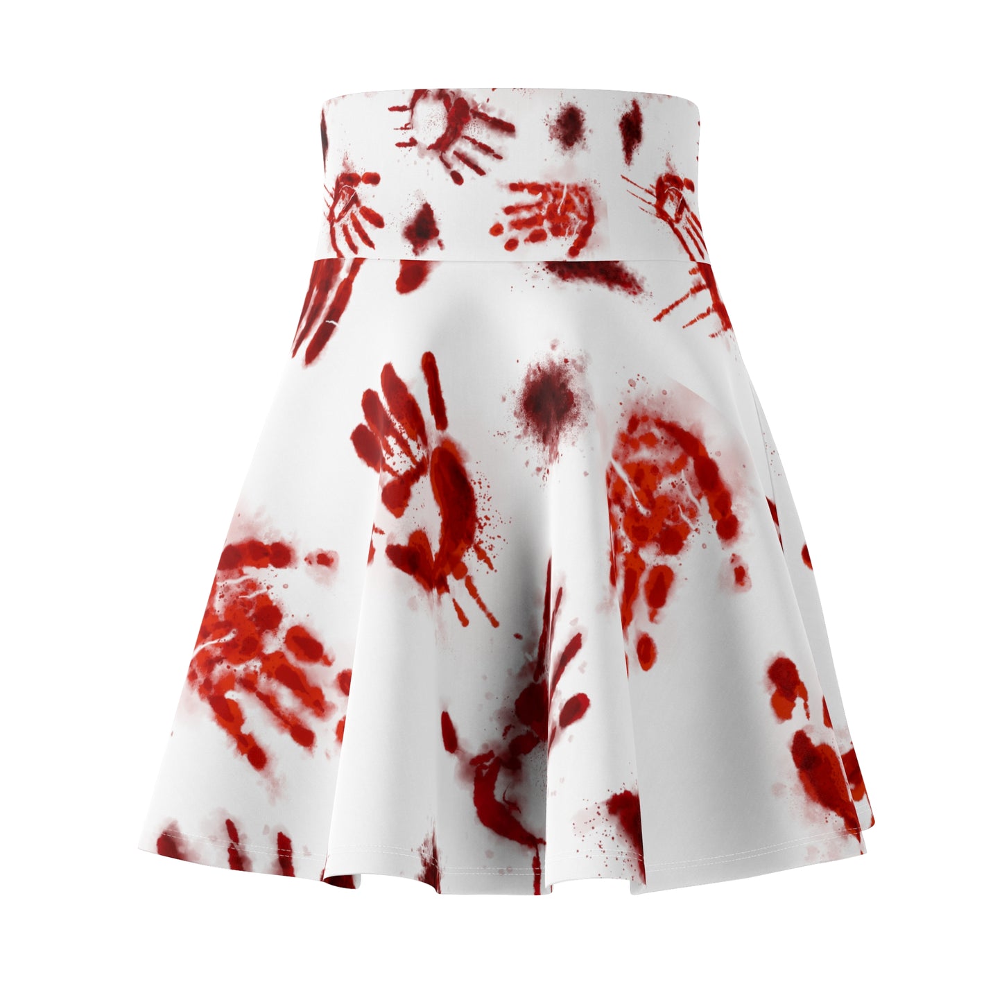 Halloween - Bloody Hands Skirt - White