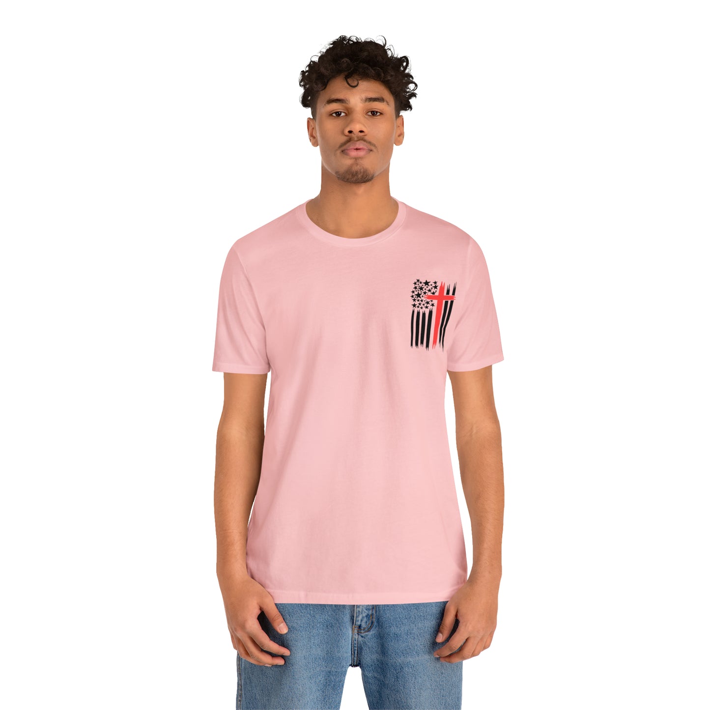 USA Flag (Valor Respect) - Jersey Short Sleeve Tee