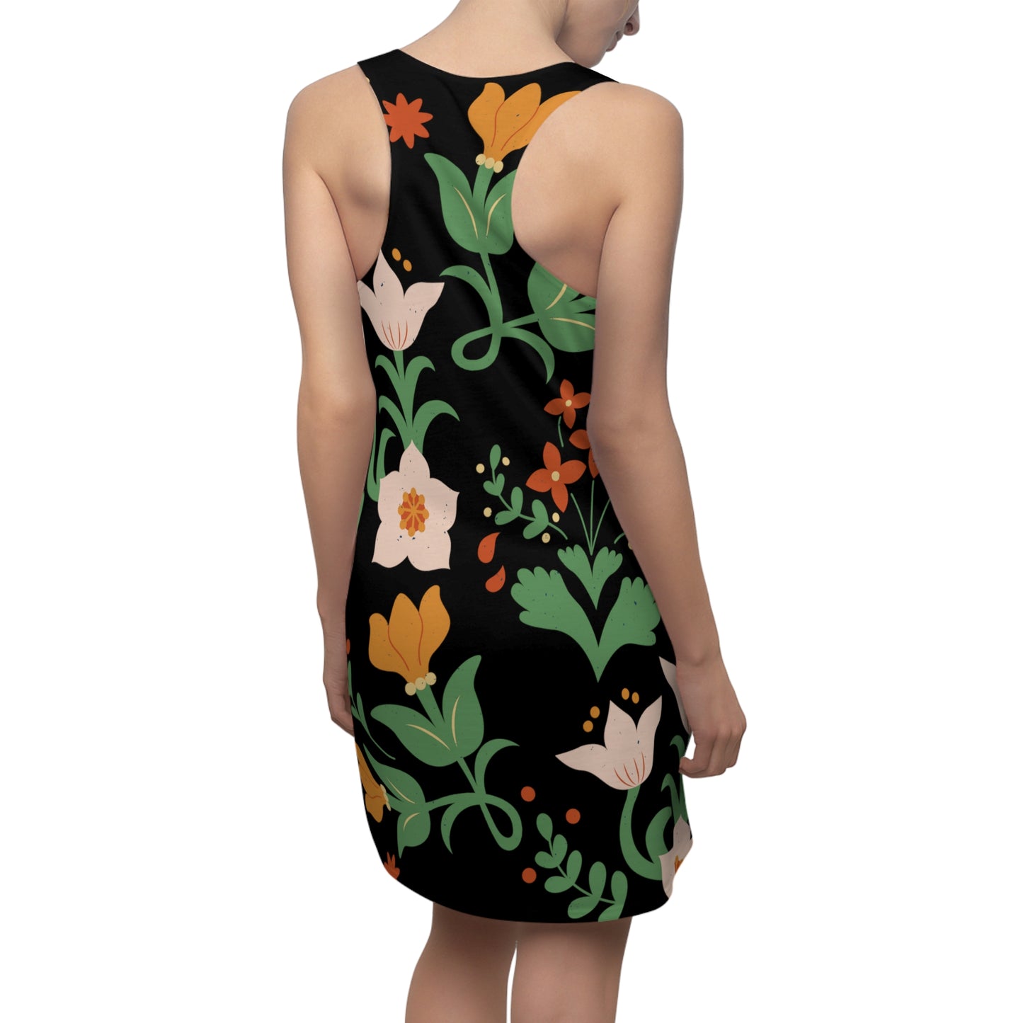 Garden Flowers Cut & Sew Racerback Dress