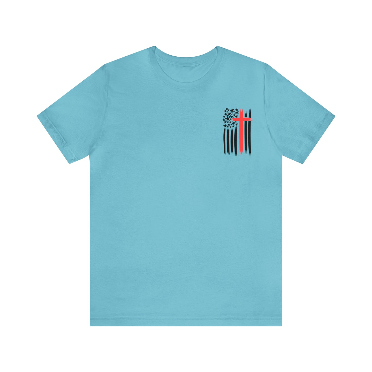 USA Flag (Valor Respect) - Jersey Short Sleeve Tee