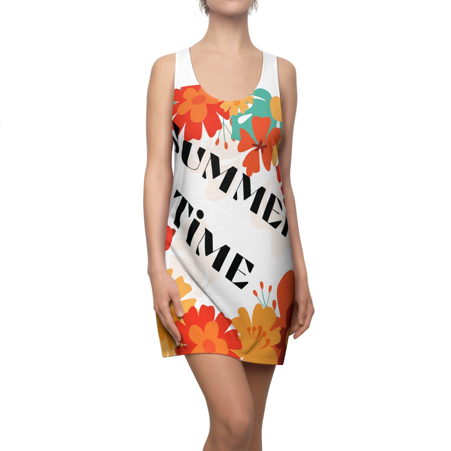 Beach Wear 03 Cut & Sew Racerback Dress