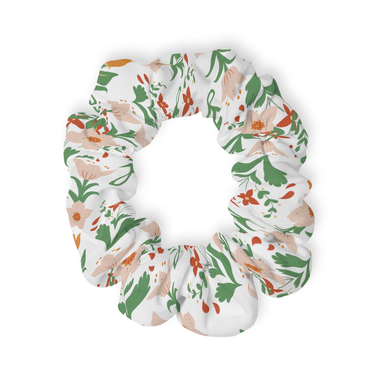 Beautiful Pink and red Flowers - Scrunchie