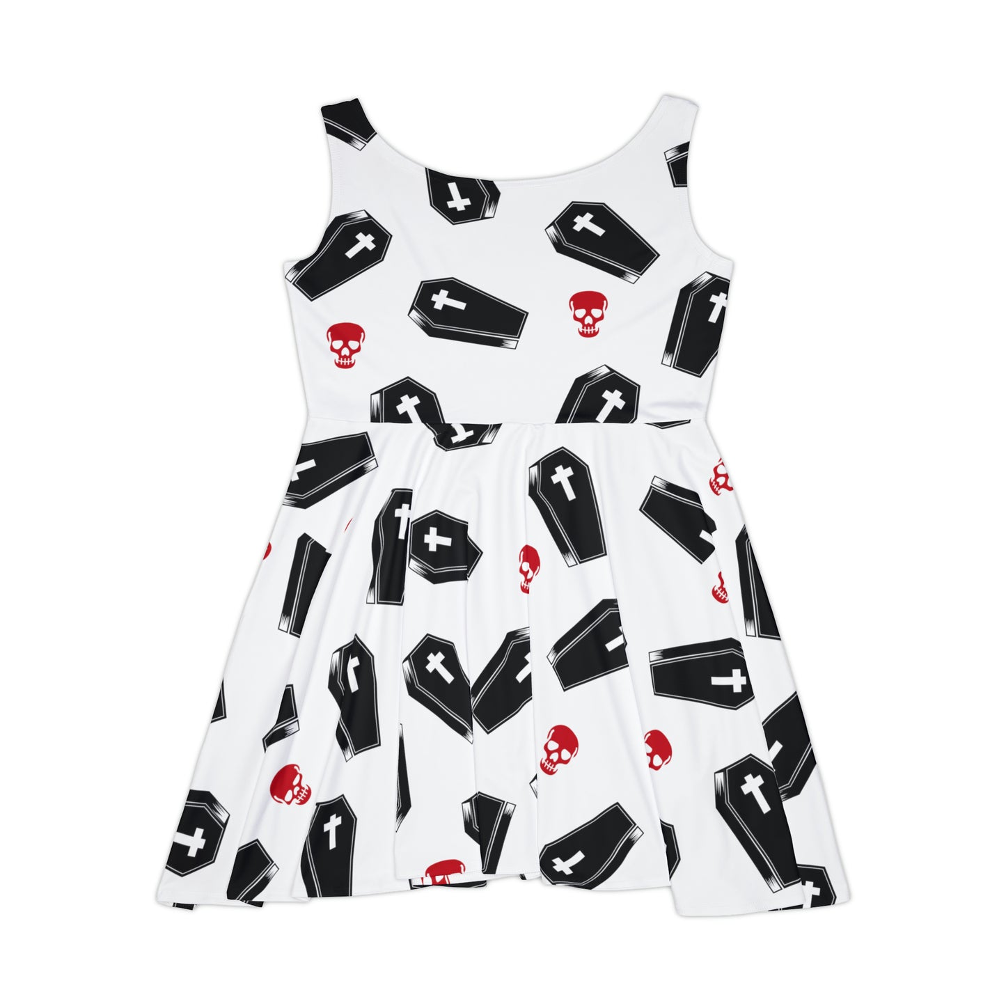 Coffin and Red Skull Summer Dress