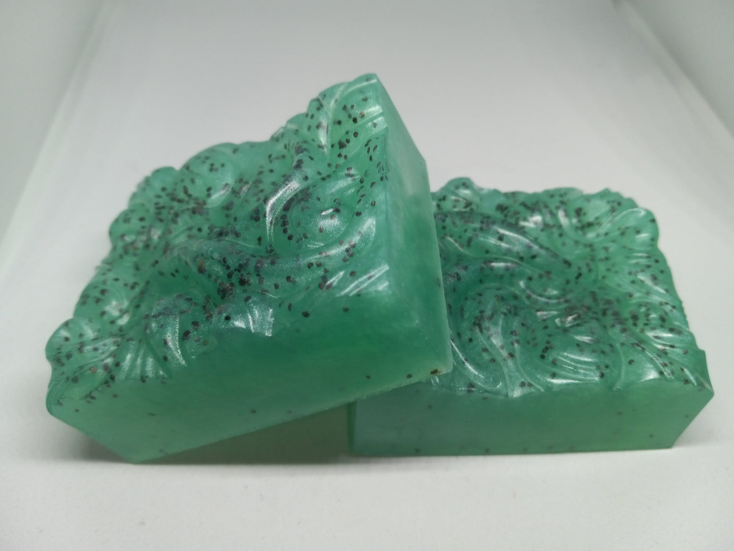 Jungle Waterfall - Hand Poured Exfoliating Olive Oil / Natural Hemp Seed Oil Soap