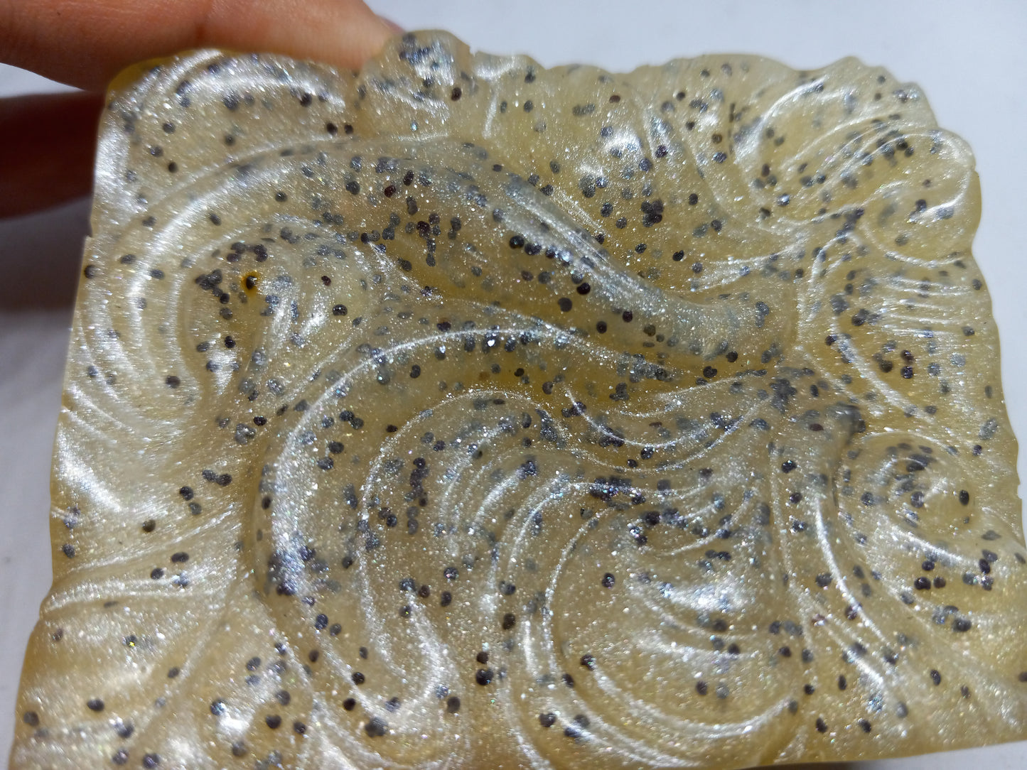 Winter Peppermint - Hand Poured Exfoliating Olive Oil / Hemp Seed Oil Soap