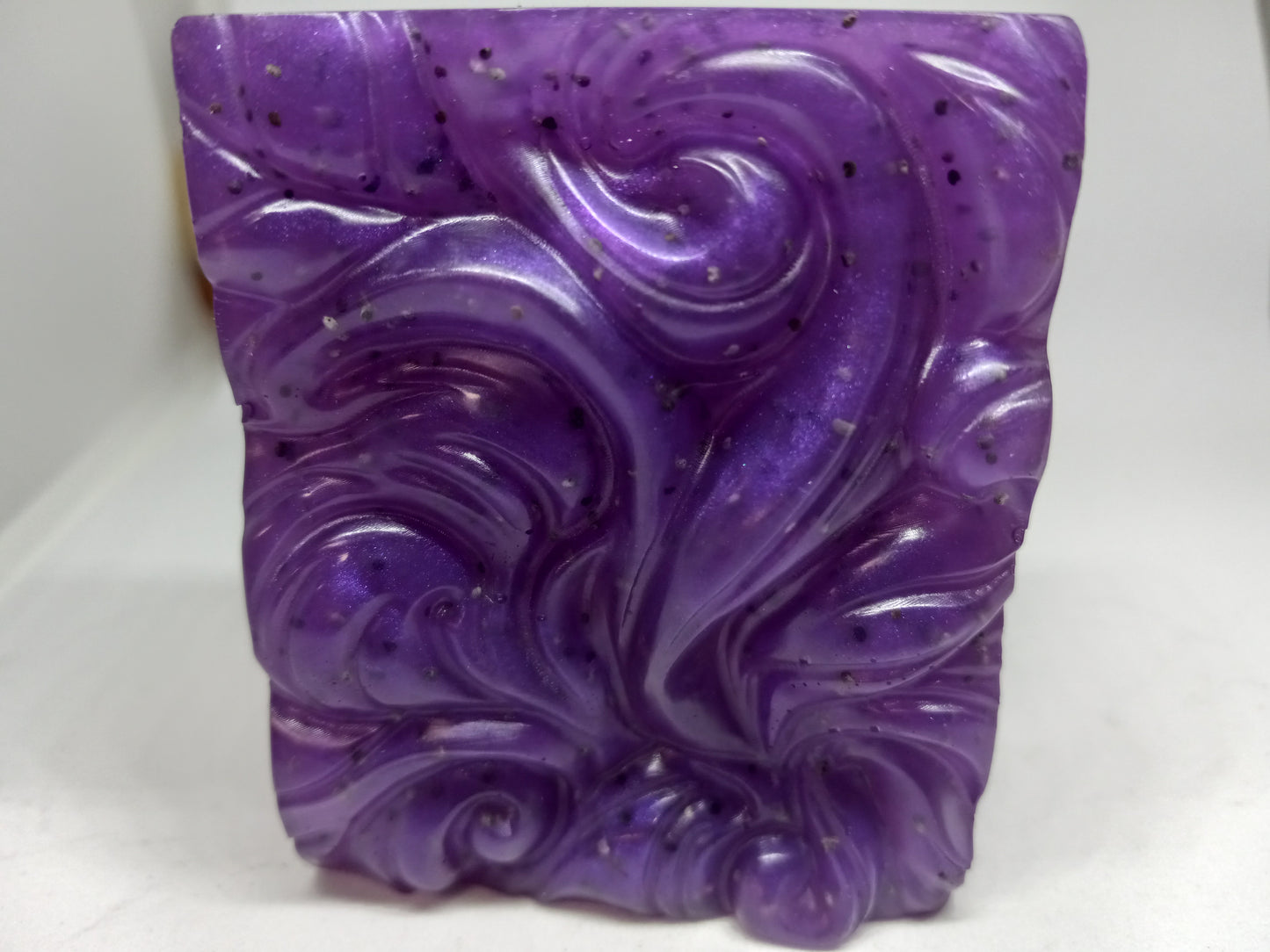 Night Violet - Hand Poured Exfoliating Olive Oil / Hemp Seed Oil Soap