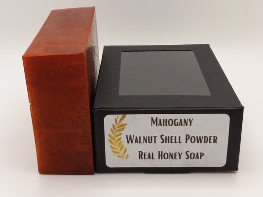 Mahogany - Hand Poured Exfoliating Honey Soap