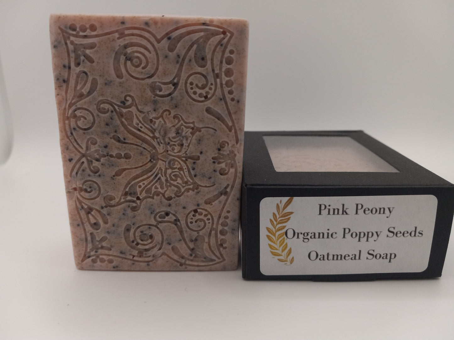 Pink Peony - Hand Poured Exfoliating Oatmeal Soap