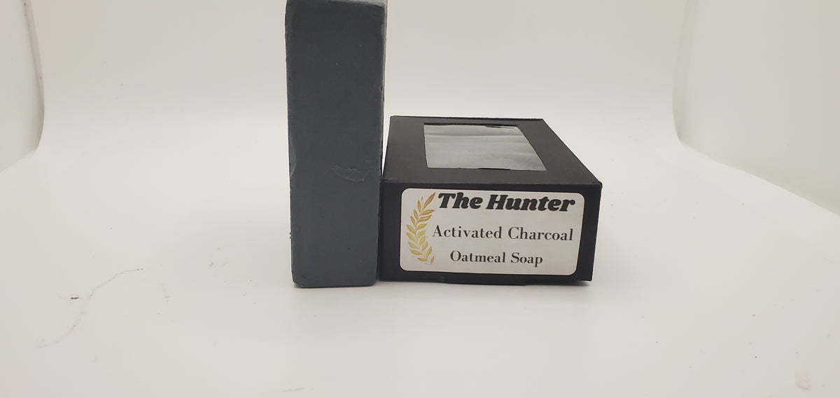 The Hunter - Hand Poured Oatmeal Charcoal Soap