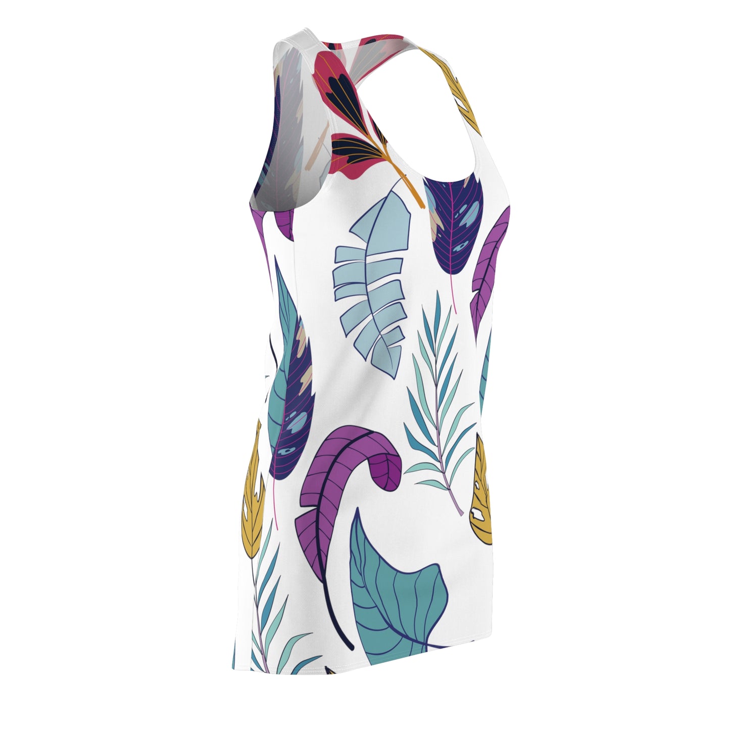 Colorful Leaves 01 Cut & Sew Racerback Dress
