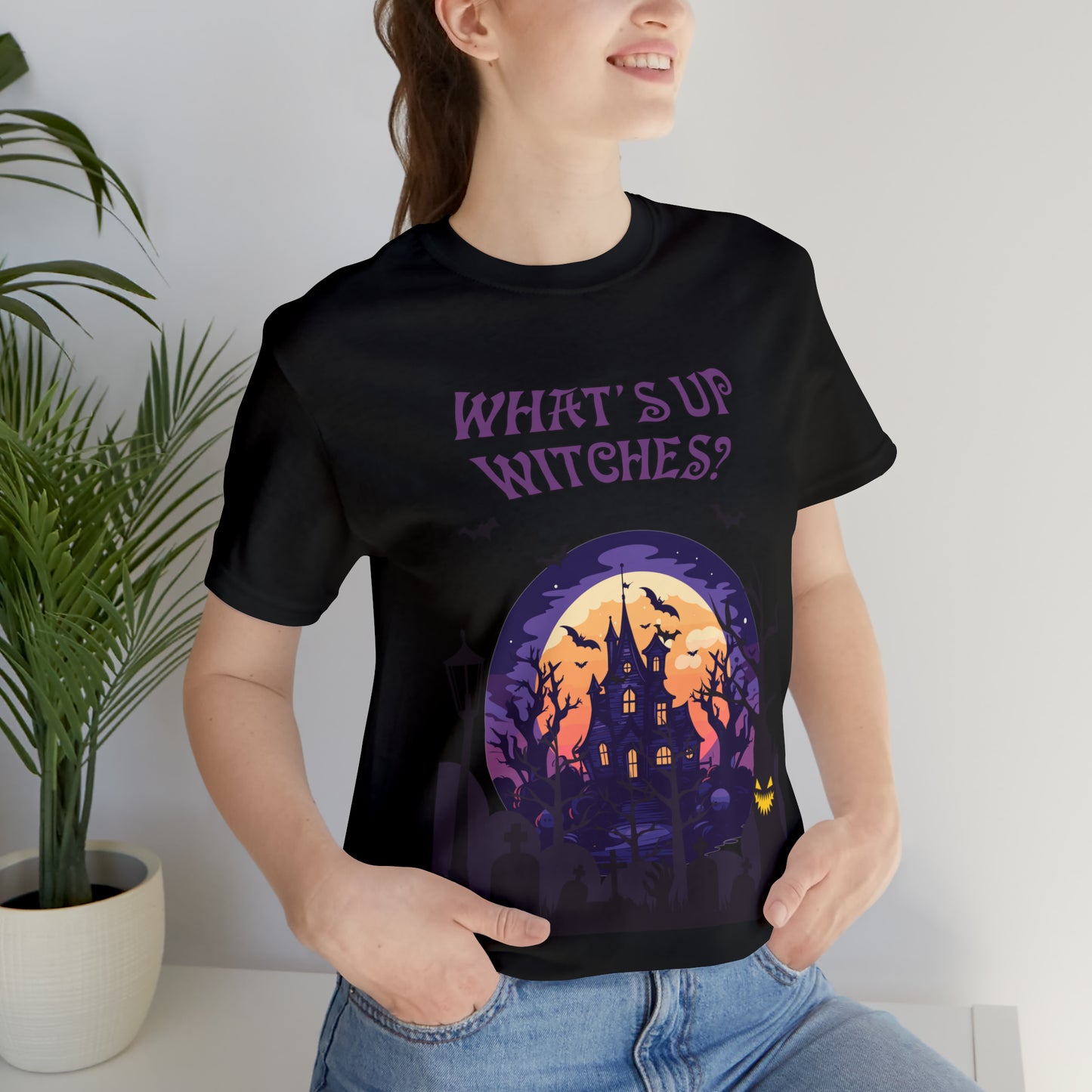 Halloween - What's up Witches - Short Sleeve Tee