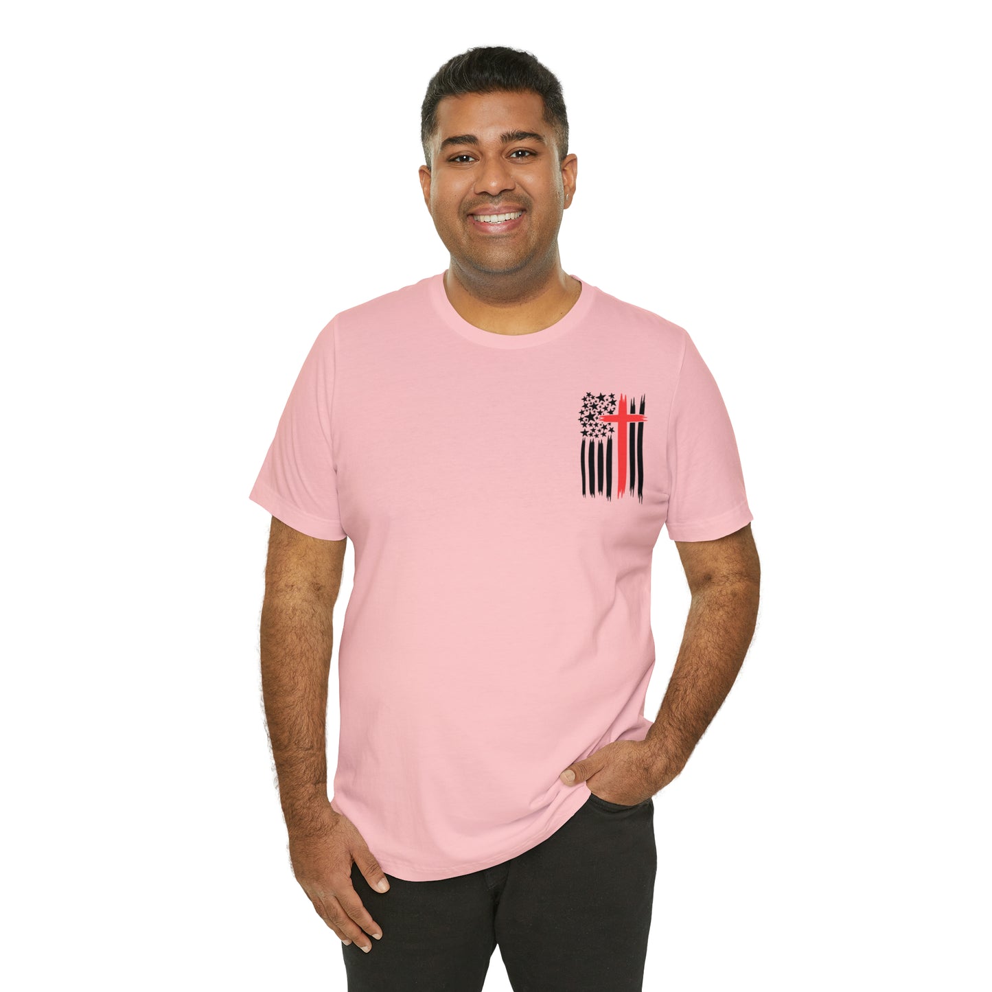 USA Flag (Valor Respect) - Jersey Short Sleeve Tee