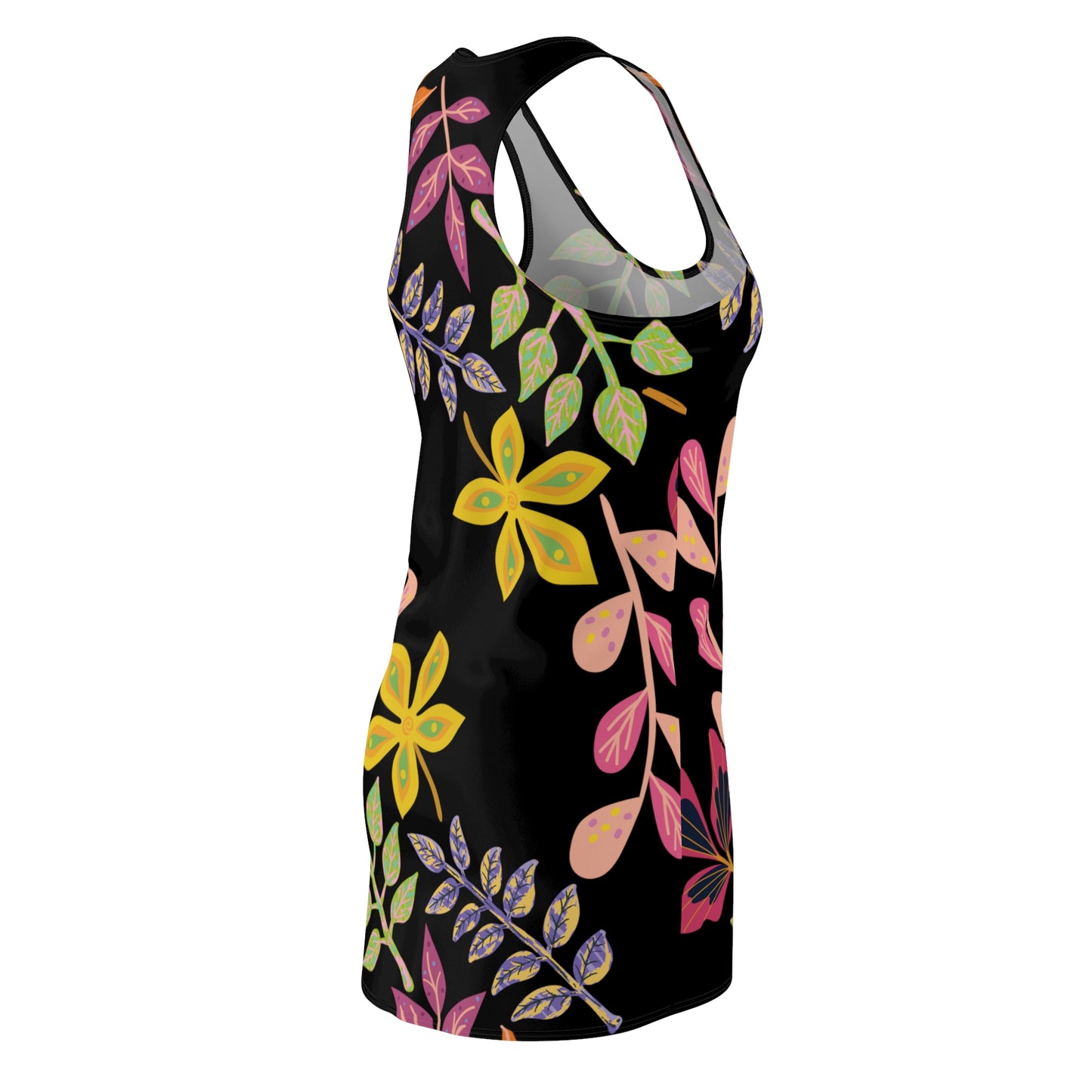 Leaves Cut & Sew Racerback Dress 02