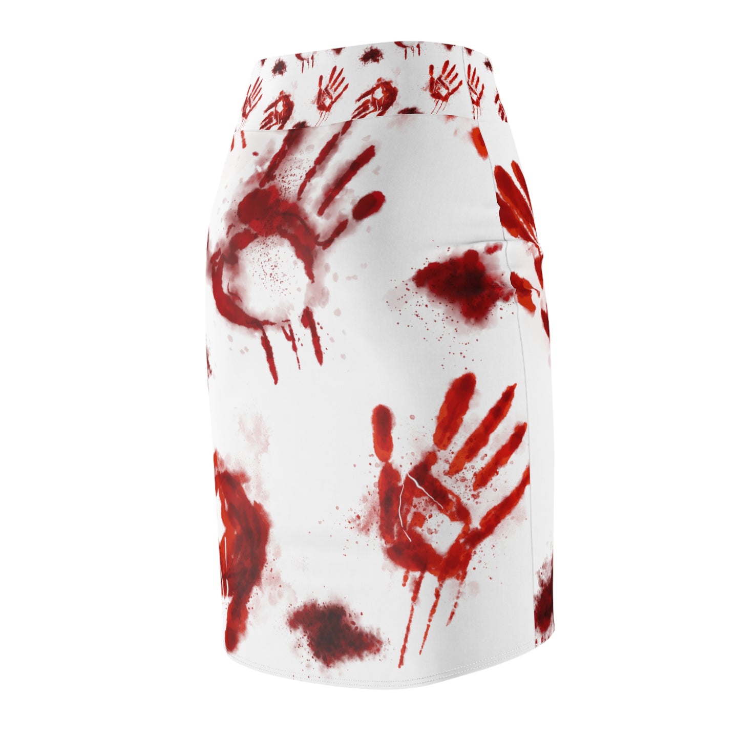 Halloween - Bloody Hands - Pencil Skirt