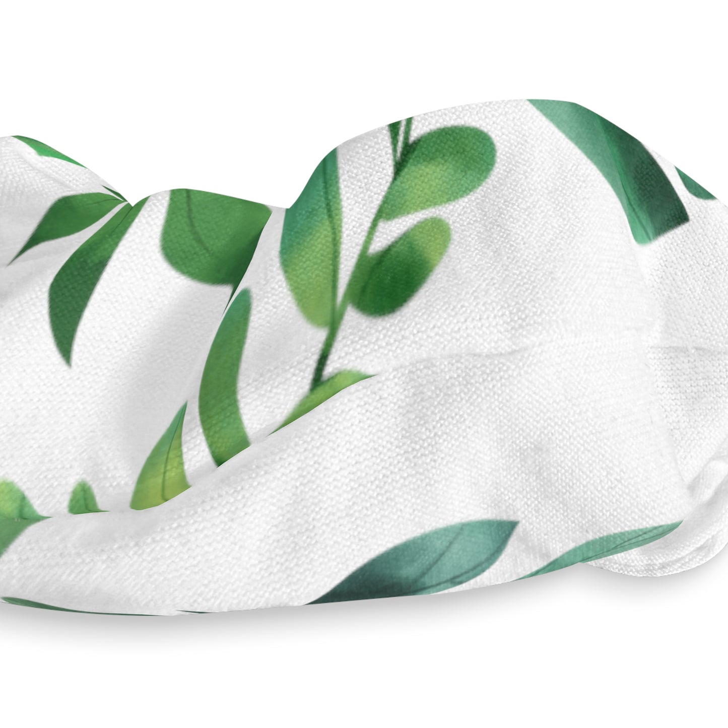 Tropical Leaves - Scrunchie