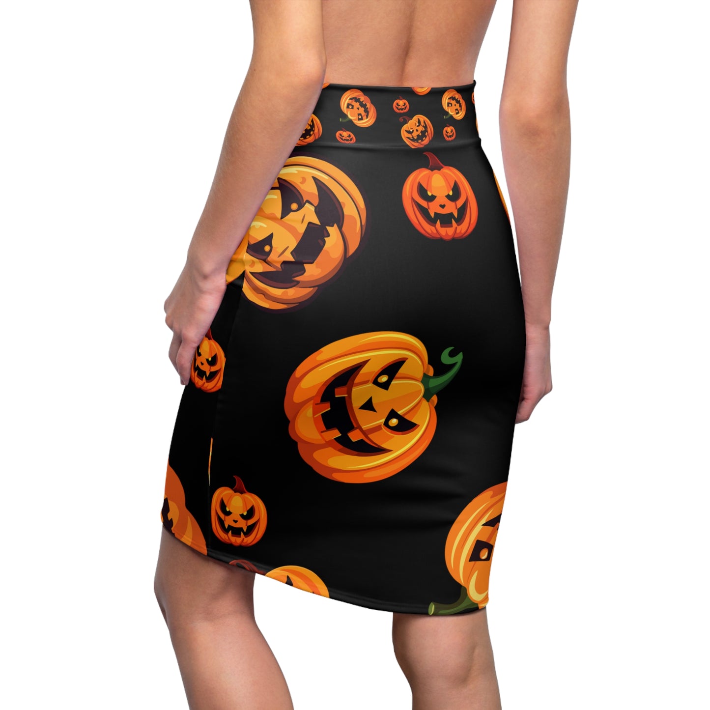 Halloween - Pumpkin - Pencil Skirt