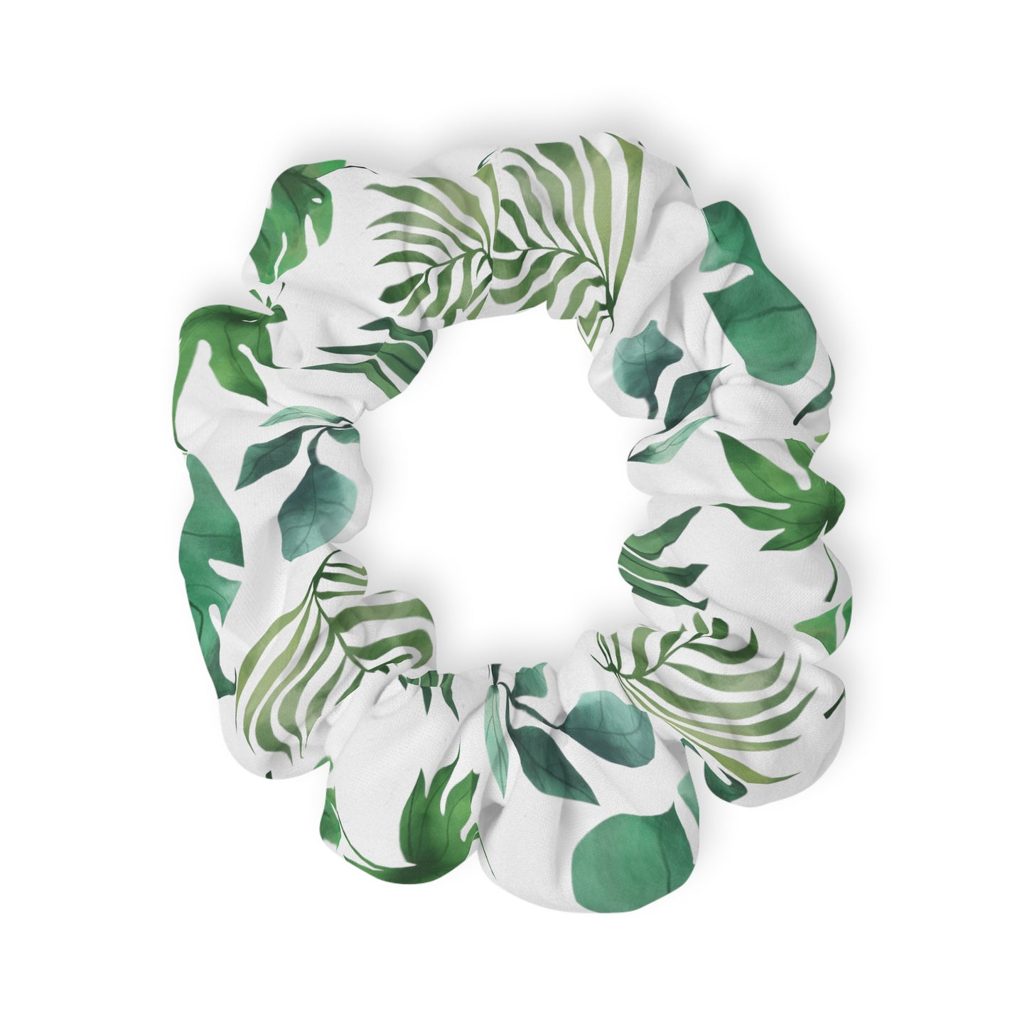 Tropical Leaves - Scrunchie