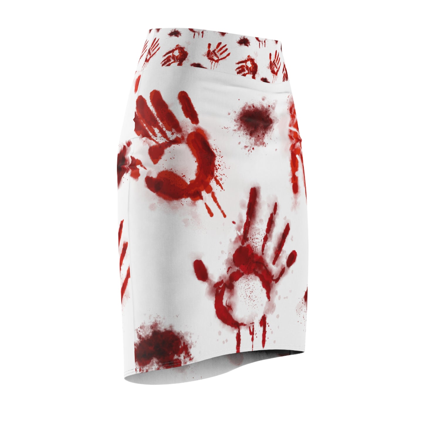 Halloween - Bloody Hands - Pencil Skirt