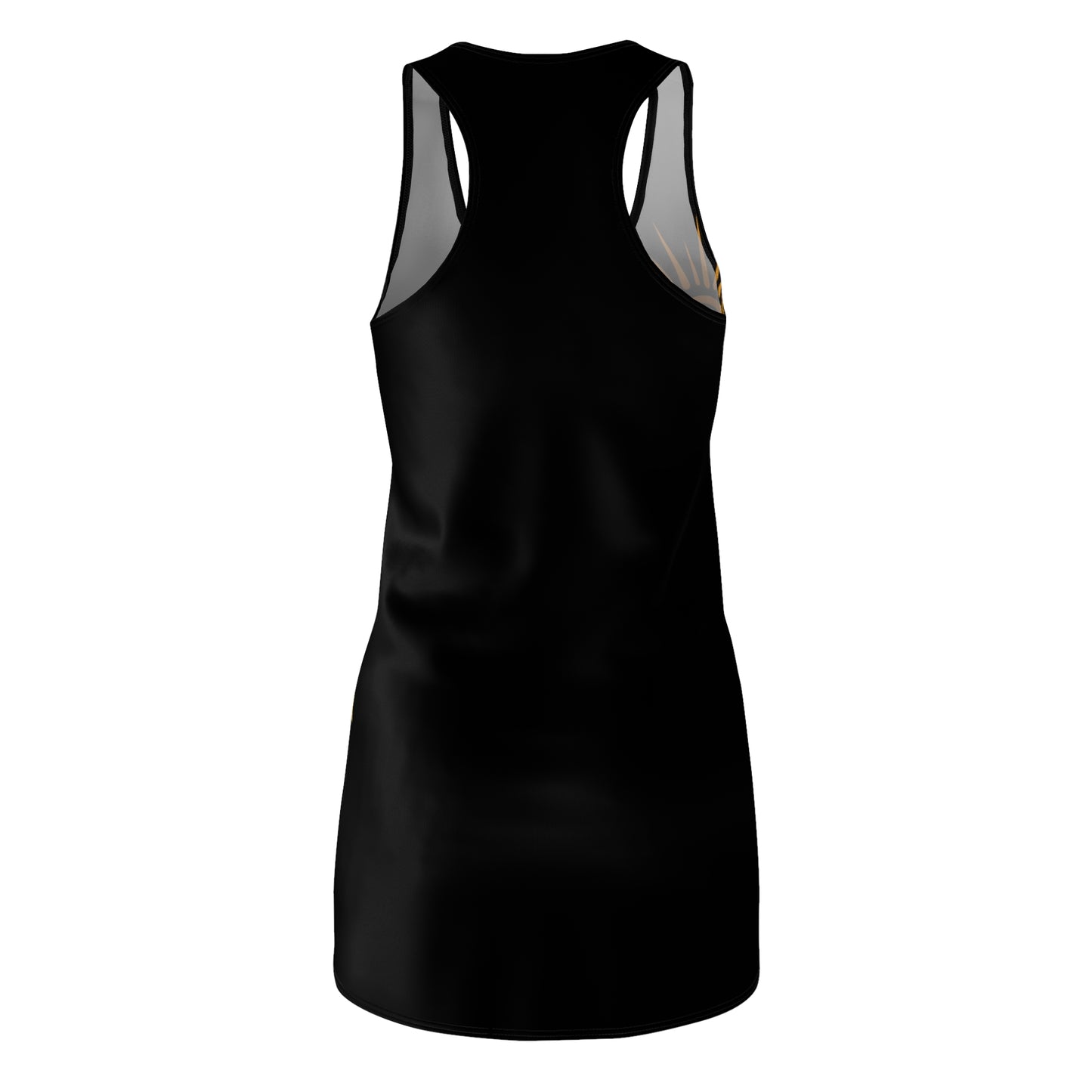 Beach Wear 02 Cut & Sew Racerback Dress (Black)