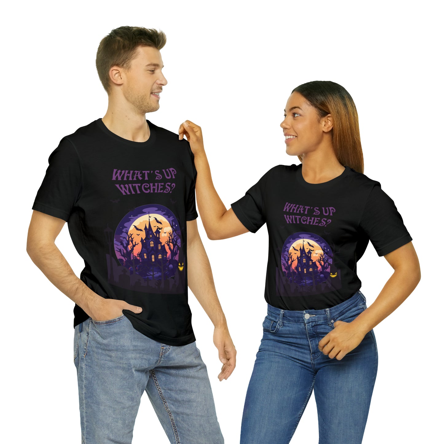 Halloween - What's up Witches - Short Sleeve Tee