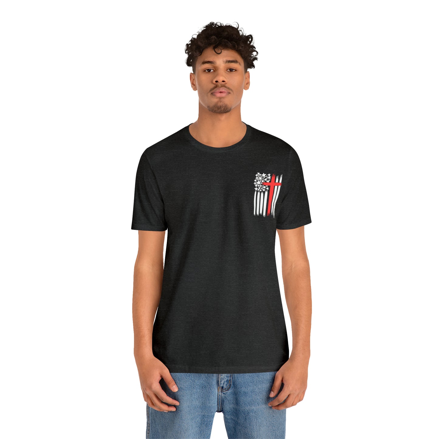 USA Flag (Valor Respect) - Jersey Short Sleeve Tee