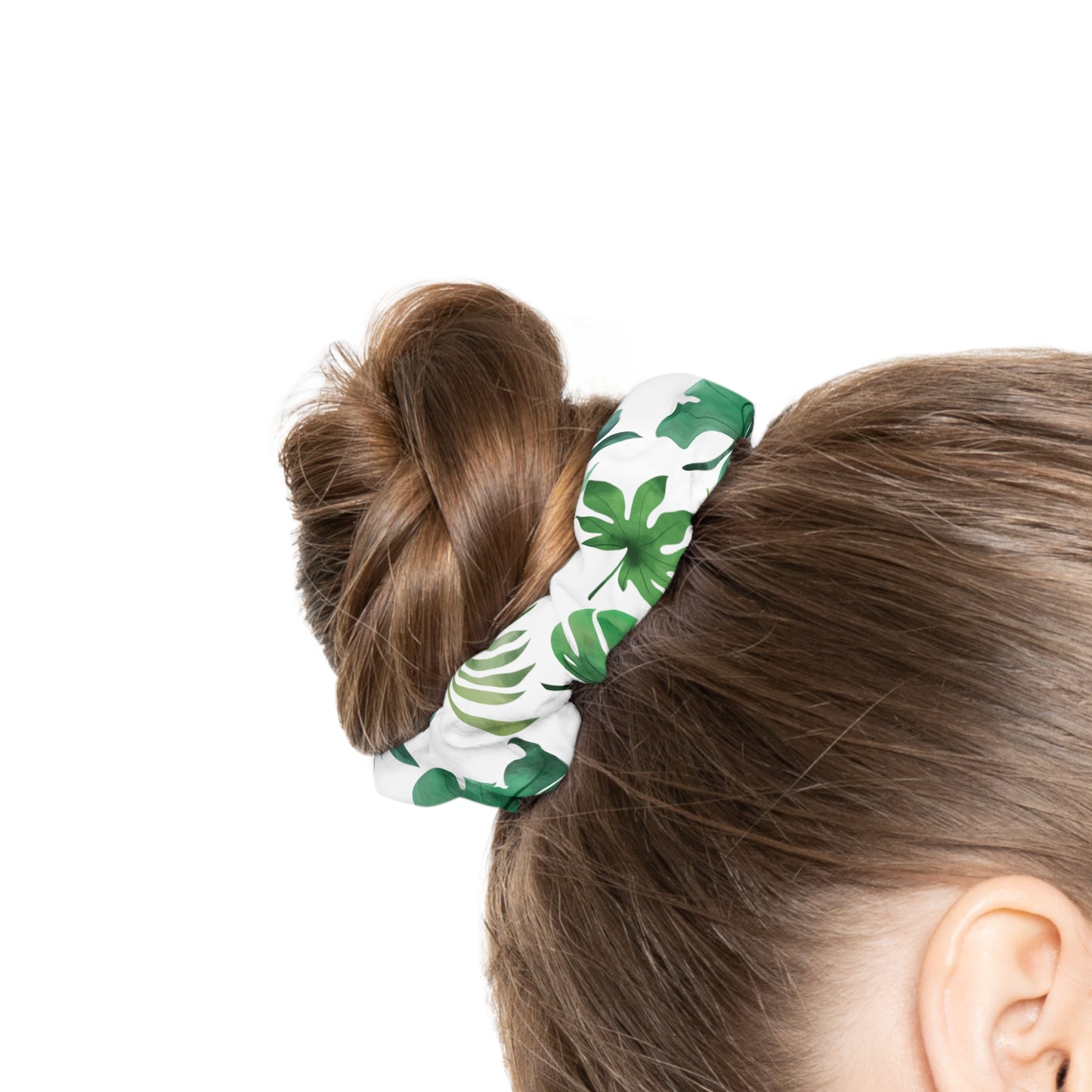 Tropical Leaves - Scrunchie