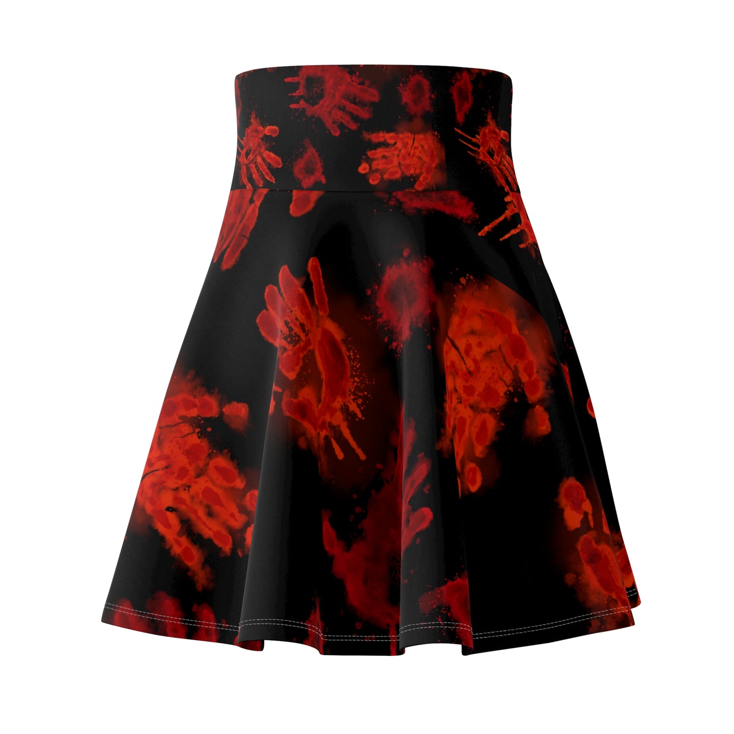 Halloween - Bloody Hands Skirt - Black