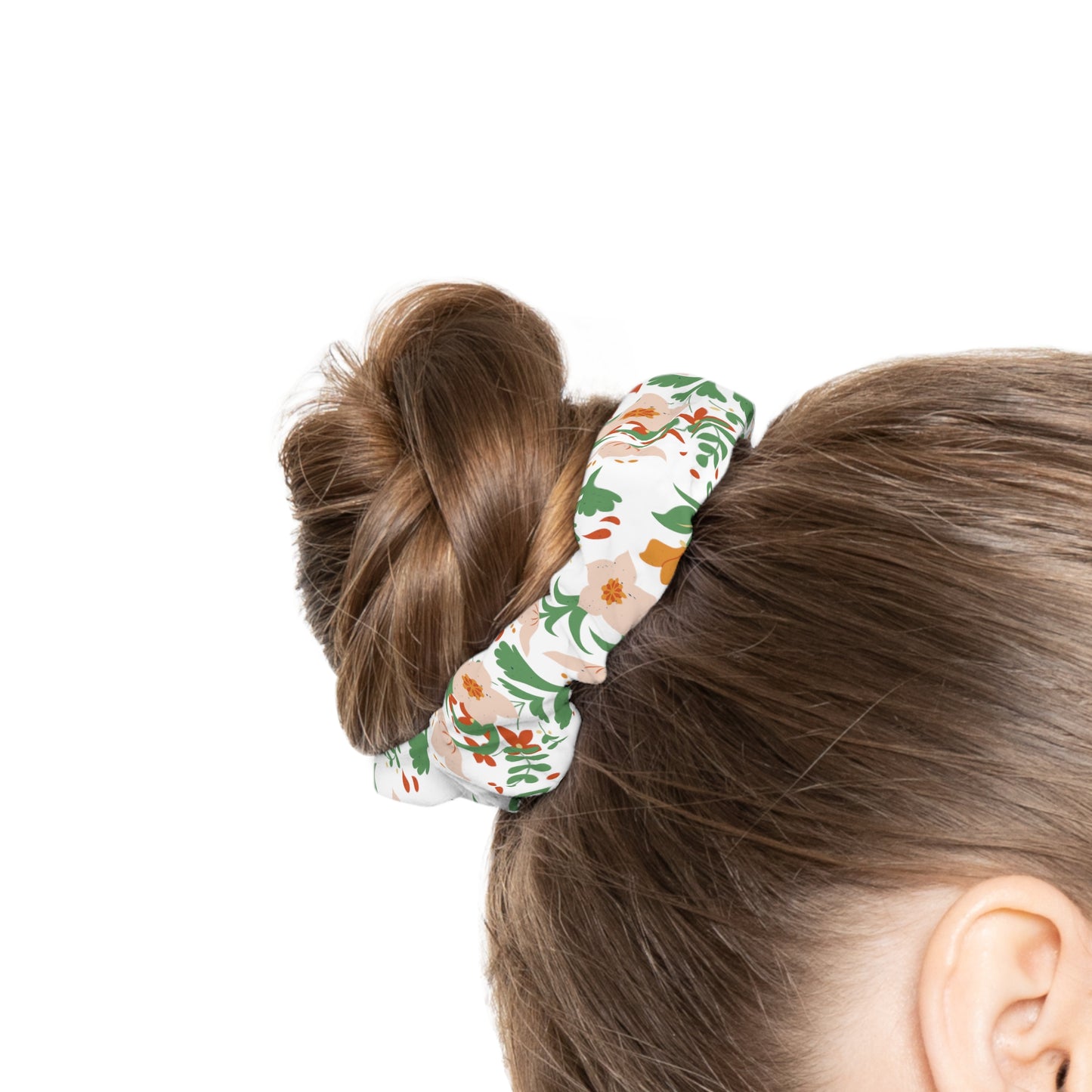 Beautiful Pink and red Flowers - Scrunchie