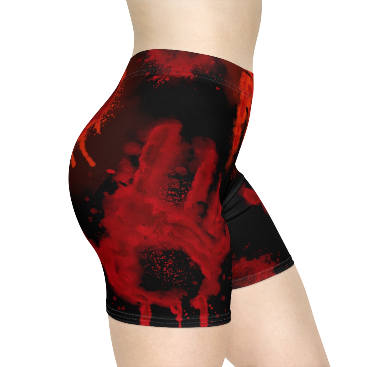 Halloween - Bloody Hands - Biker Shorts