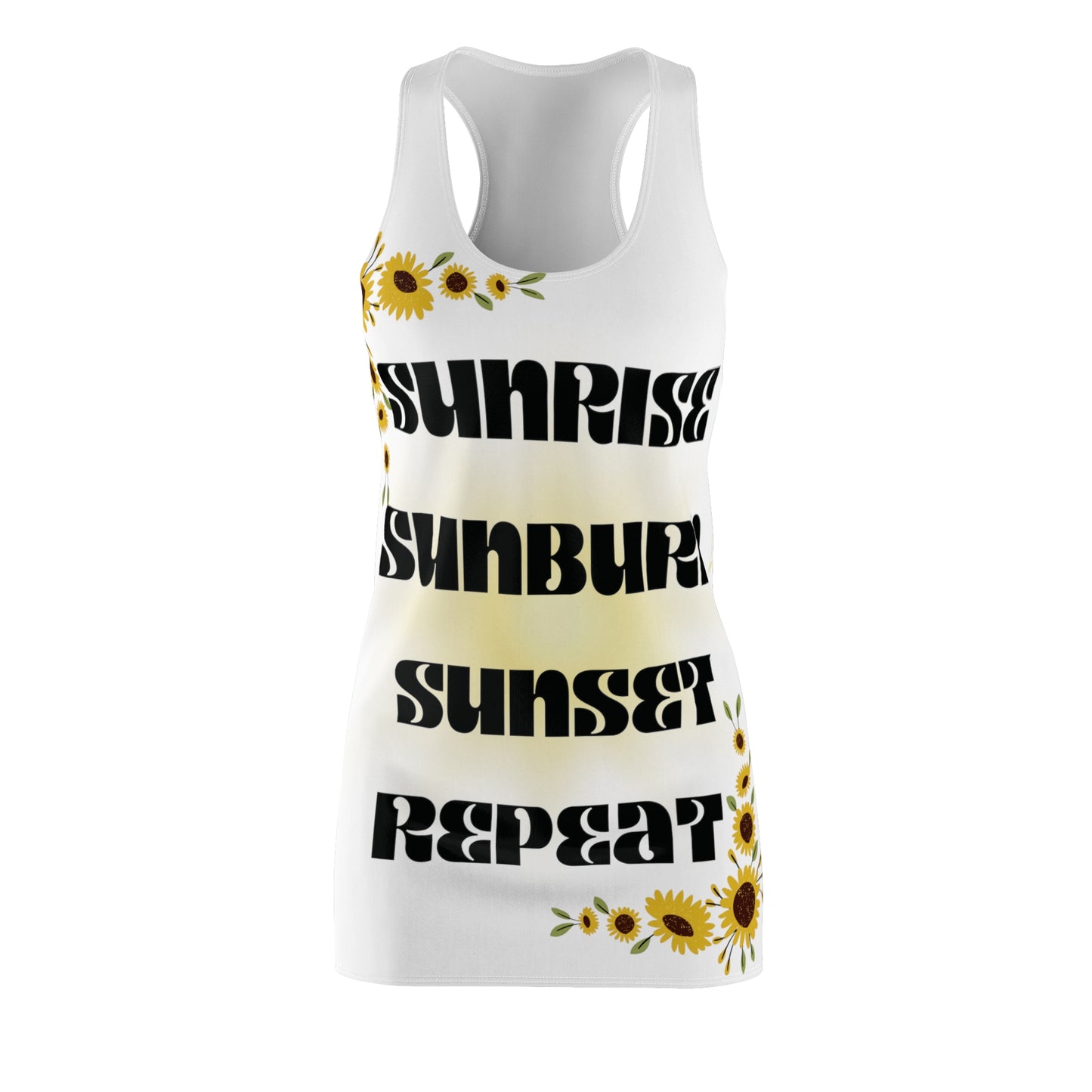 Beach Wear 01Cut & Sew Racerback Dress