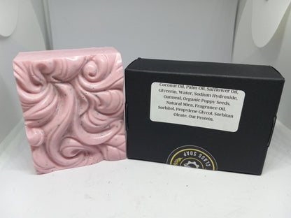 Cherry Blossom - Hand Poured Exfoliating Oatmeal Soap