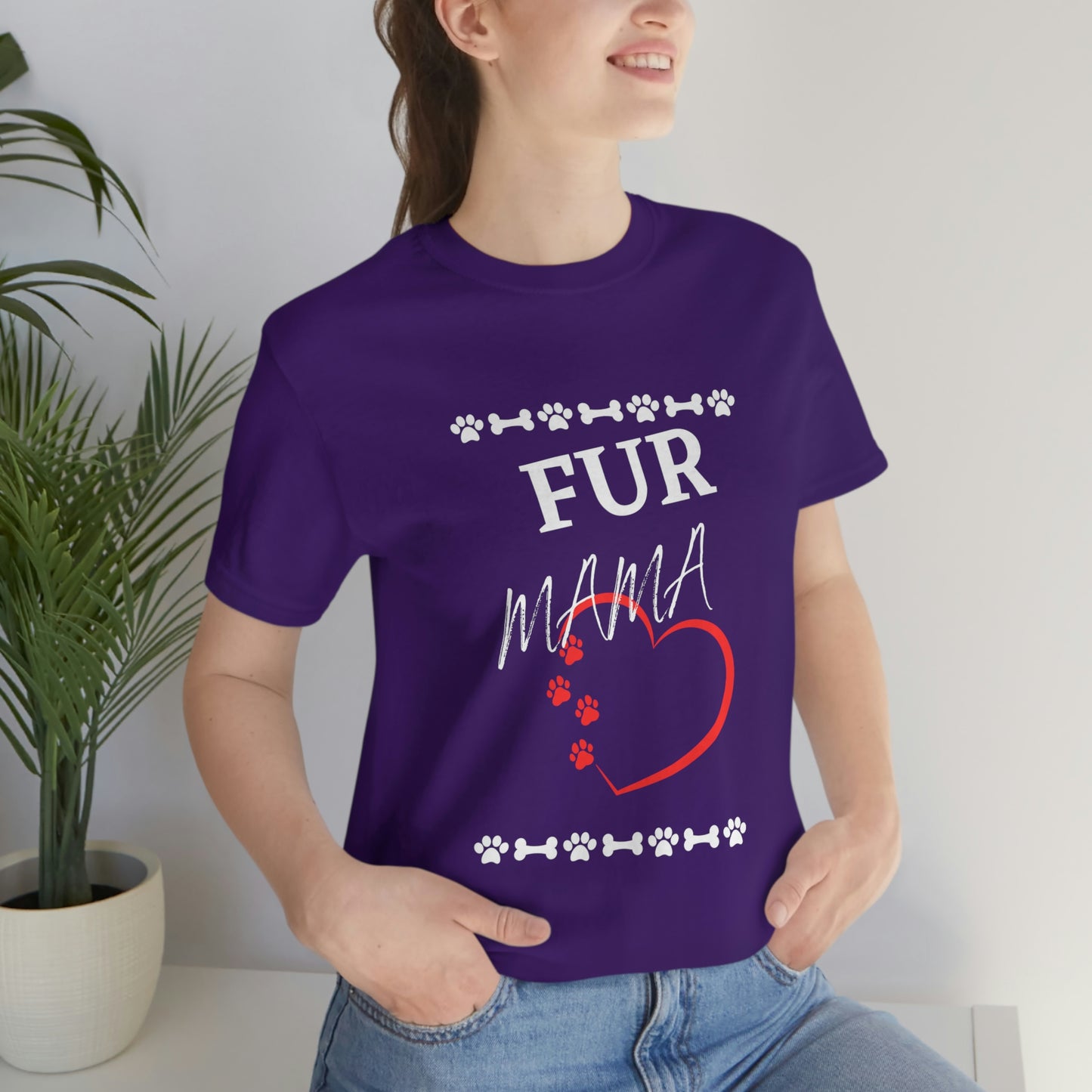 Fur Mama (Dogs) - Short Sleeve Tee