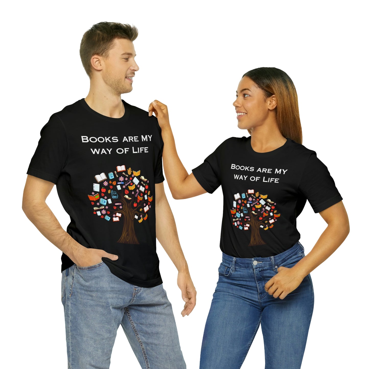 Book Tree - Unisex Jersey Short Sleeve Tee