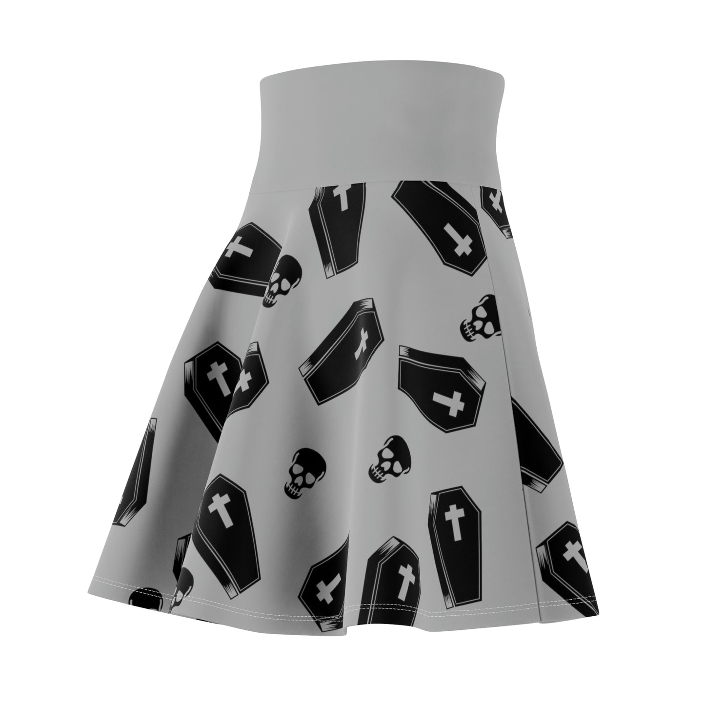 Coffin and Skulls Skirt