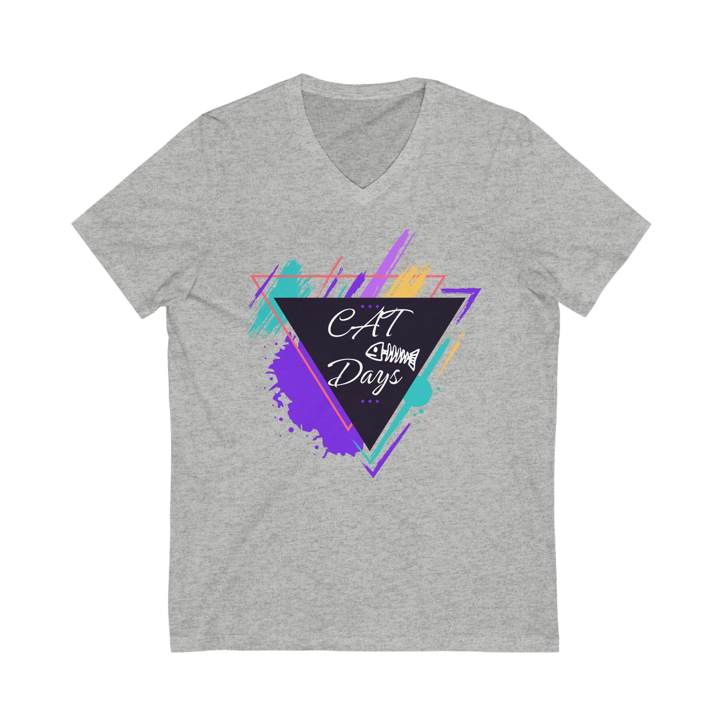 Cat Days - V-Neck Tee