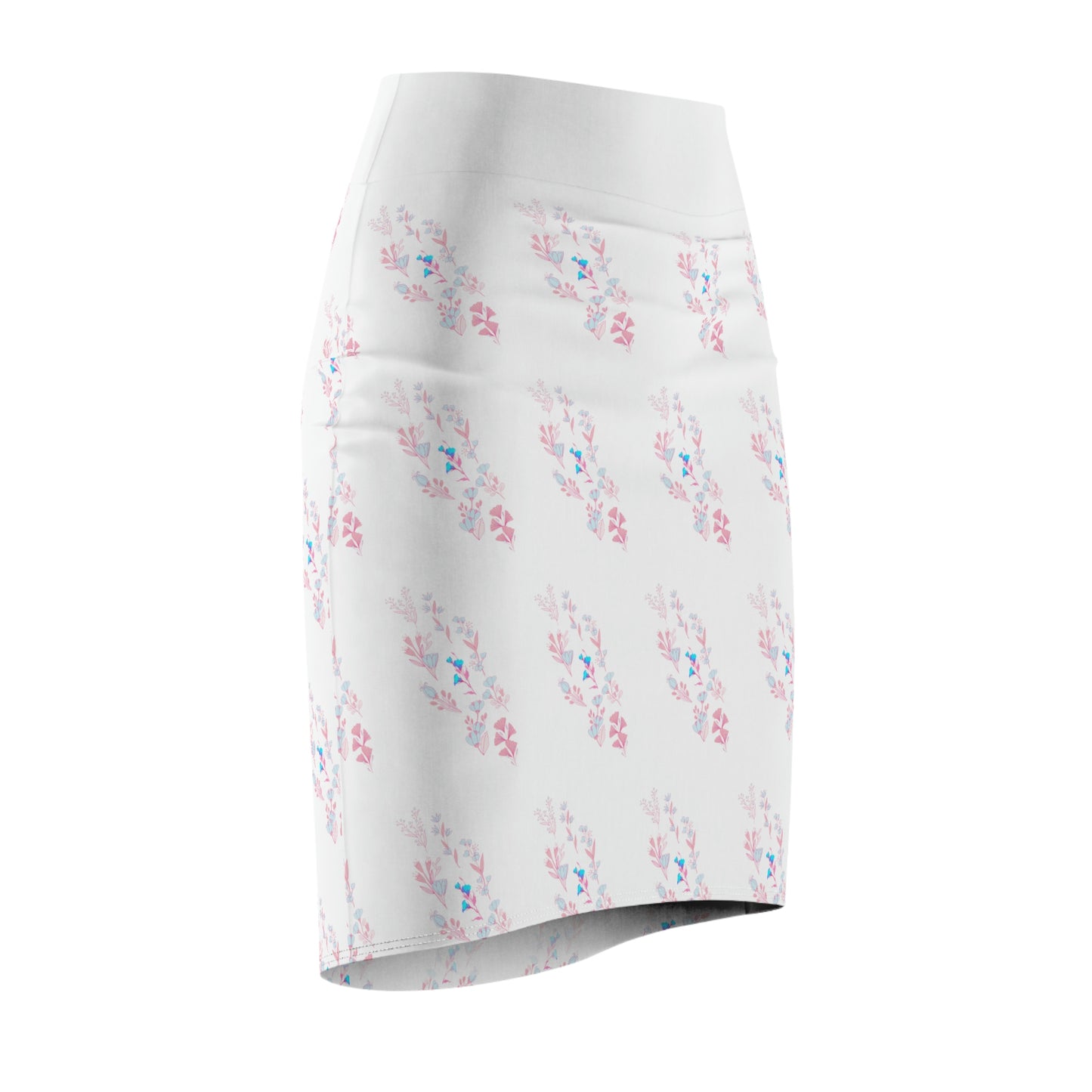 Beautiful Flower designed pencil skirt