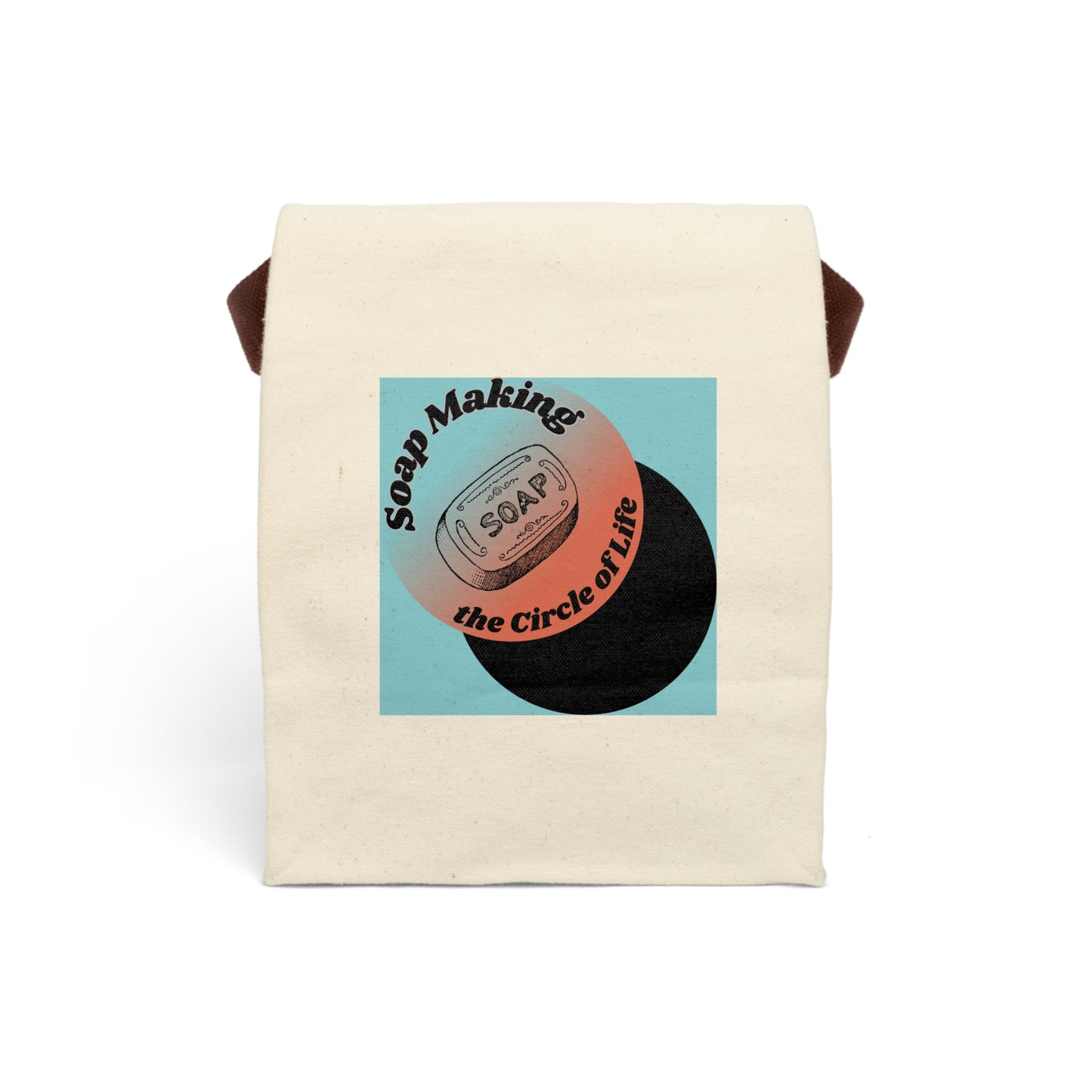 Canvas Lunch Bag With Strap