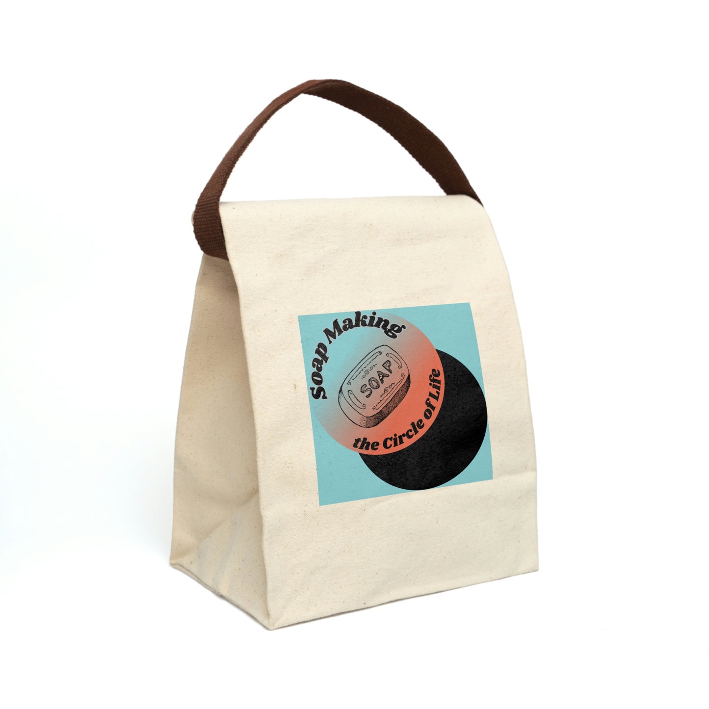 Canvas Lunch Bag With Strap