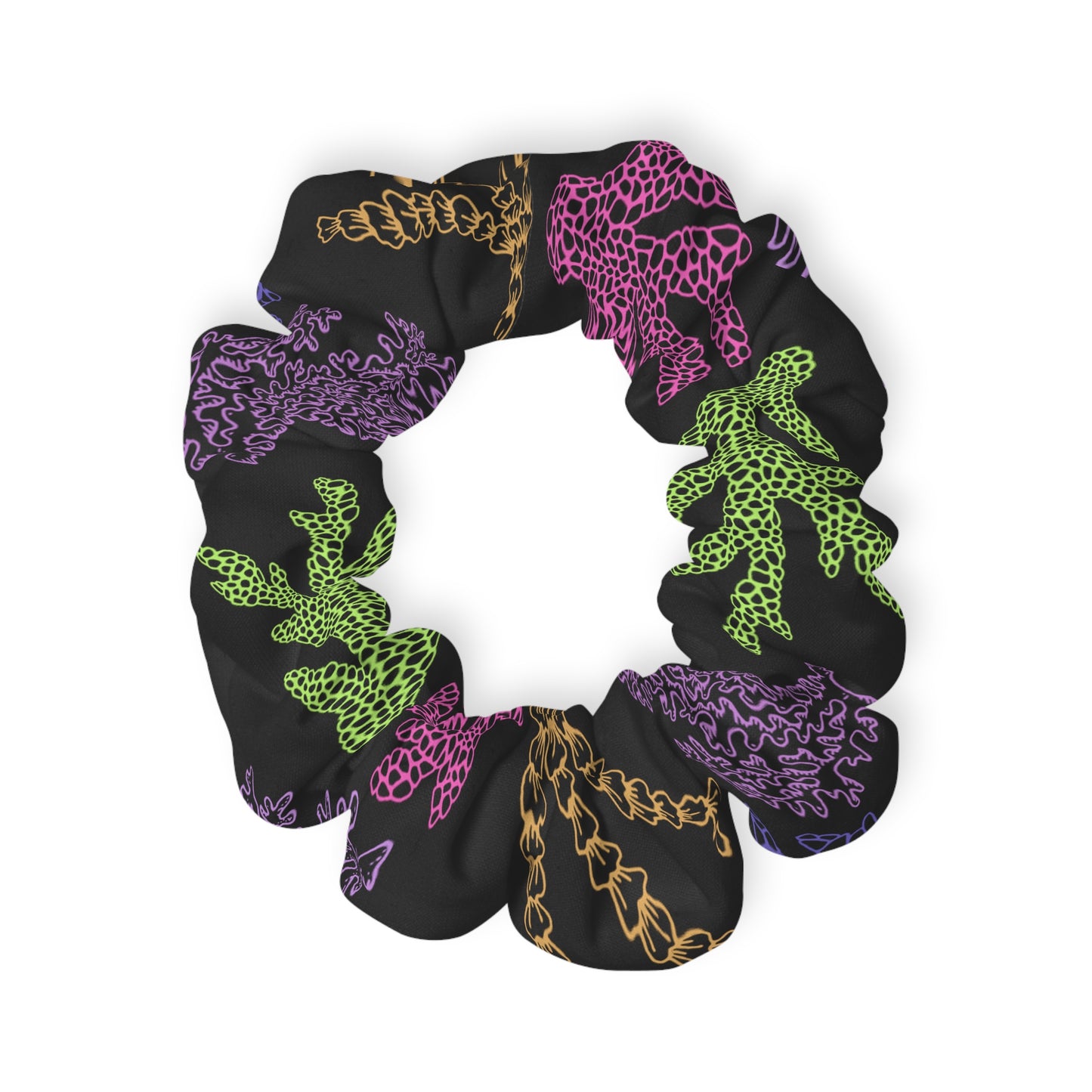 Colorful Coral - Scrunchie