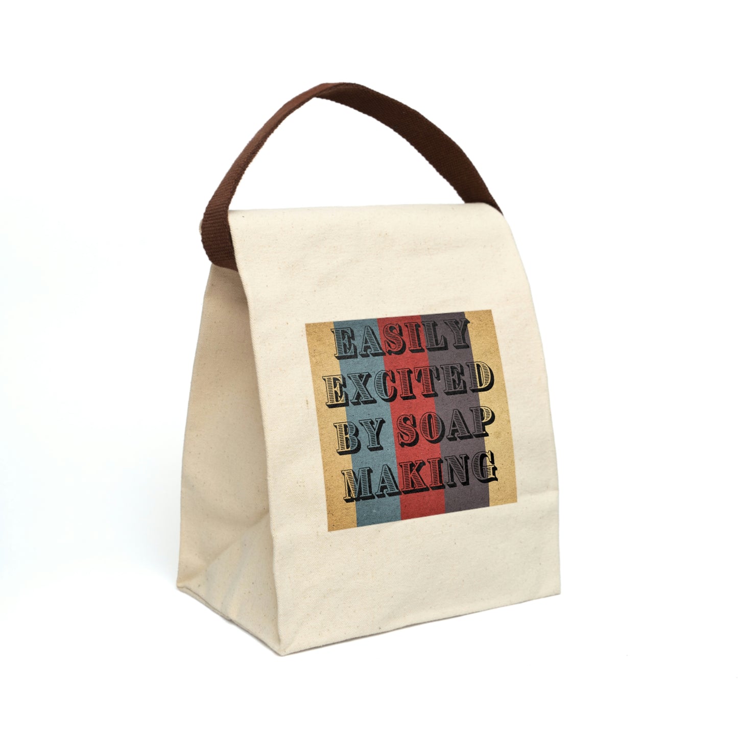 Canvas Lunch Bag With Strap